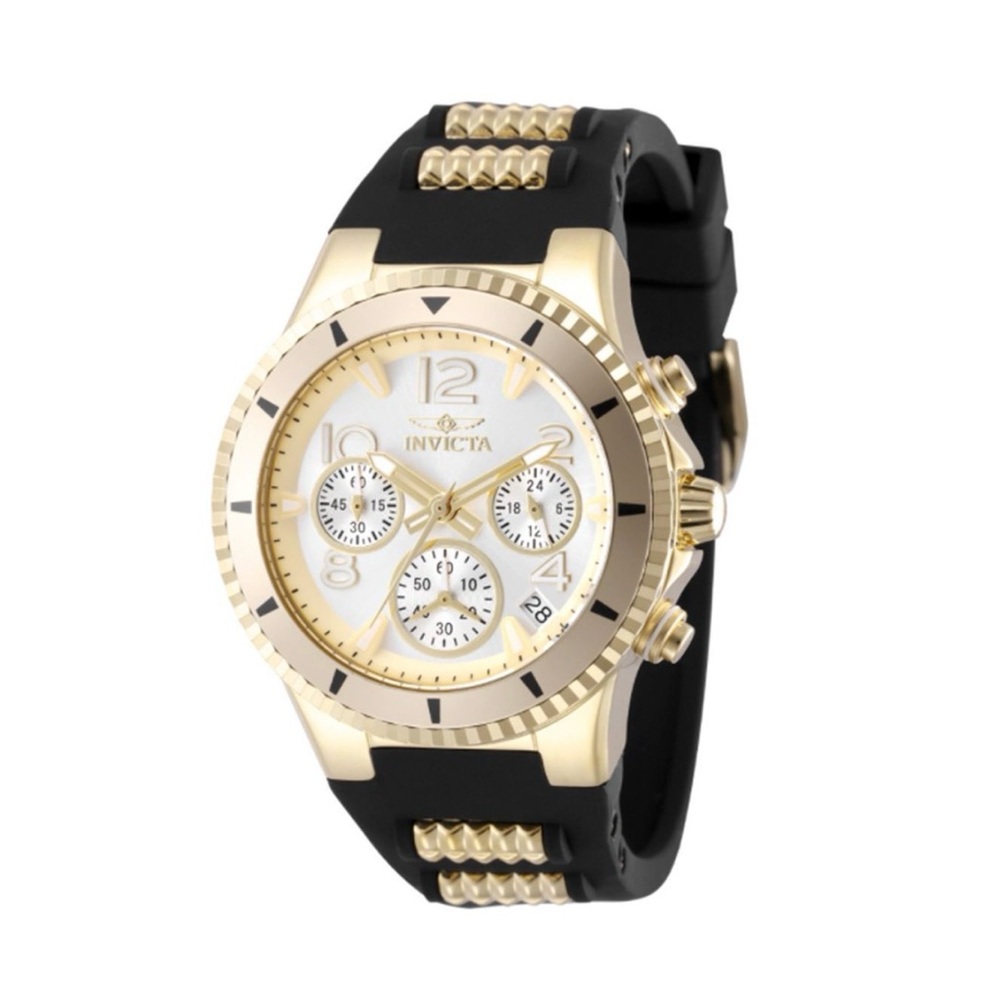 Invicta BLU Unisex Watch - 39mm, Black, Gold (49804)
